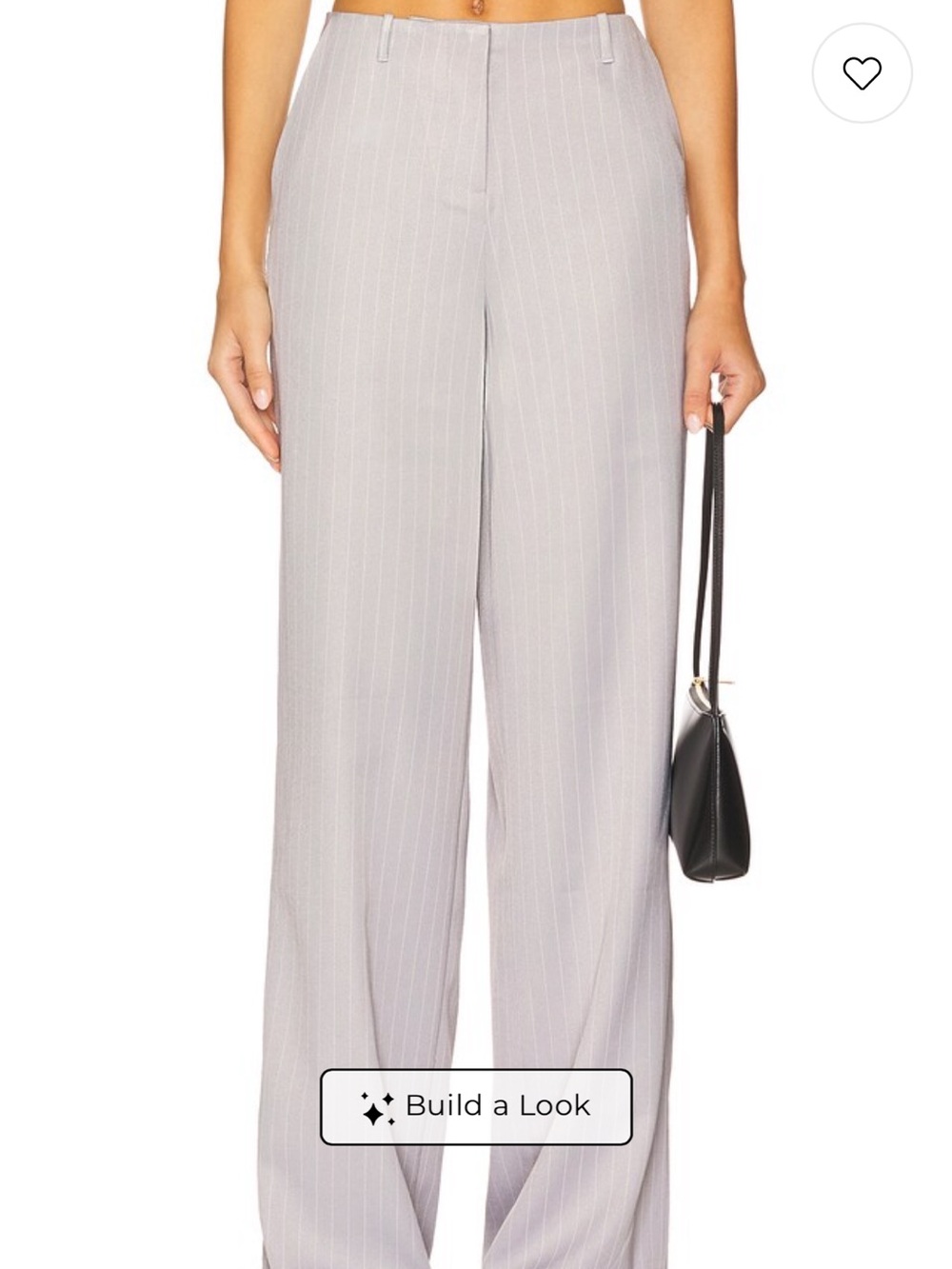 REVOLVE High Rise Gray Pin Striped MARGO Pant